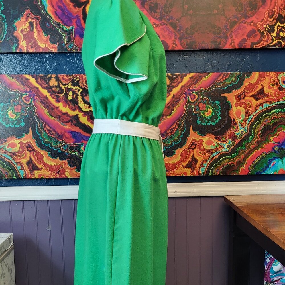 Peri Petites ~ Sz 12 ~ Vintage 70’s (or older) Dress ~ VERY GOOD Condition!! - Picture 8 of 12